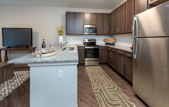 Spacious Kitchen - Legacy at Jones Farm Apartments