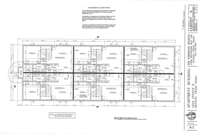 Floor Plan-1st Floor - 1018 Ave B
