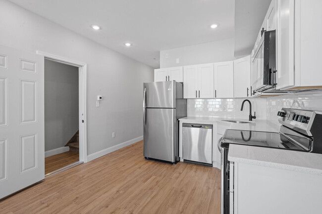 Kitchen With LED Recessed Lights - 2932 W Oxford St