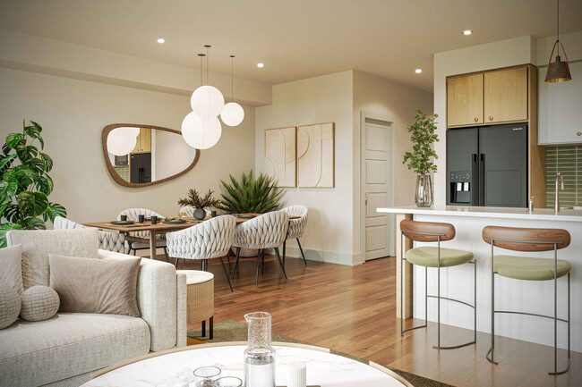 Living Room - The Canopy Townhomes