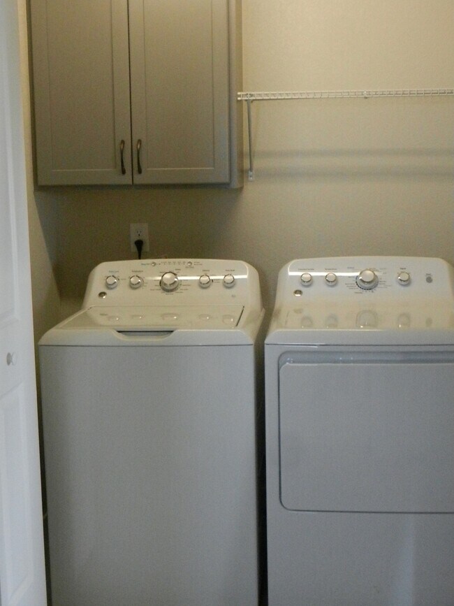 Upstairs Laundry. Washer and Dryer included. - 4846 Northern Lights Drive