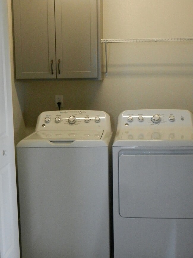 Upstairs Laundry. Washer and Dryer included. - 4846 Northern Lights Drive
