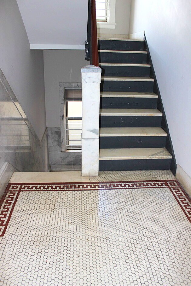 Original Tile Stairwell - 920 Hudson St