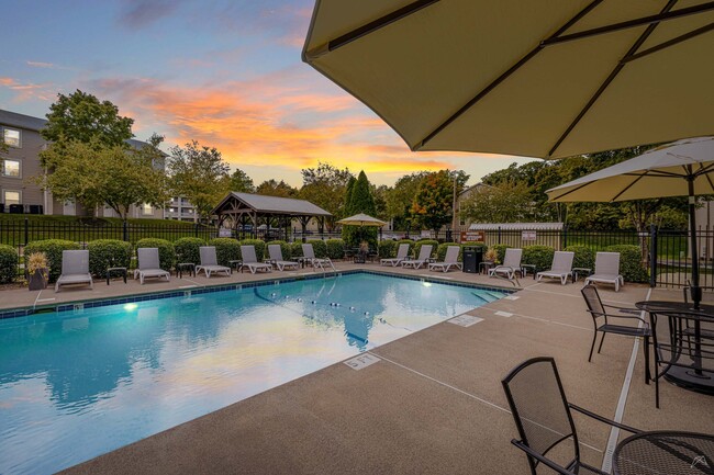 Swimming Pool at Hawk Ridge Apartments in Winston-Salem, NC - Hawk Ridge Apartments