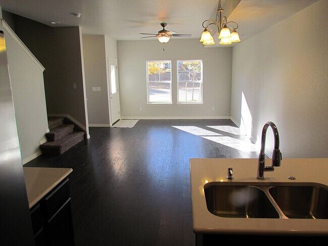 A lot of natural light in this 4-year-old townhome. - 3800 Manhattan Ave