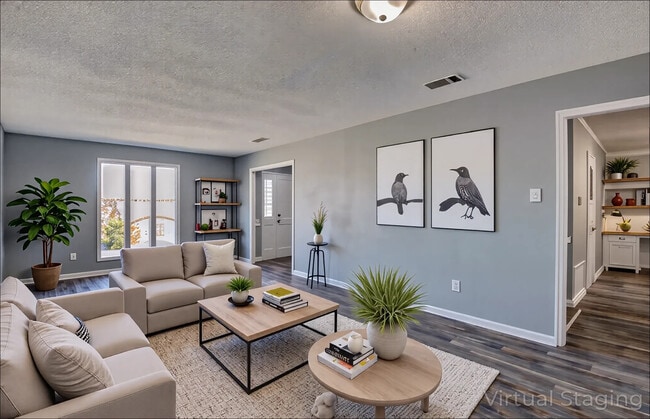 AI Staged Living Room - 11315 Ethan Allen Dr