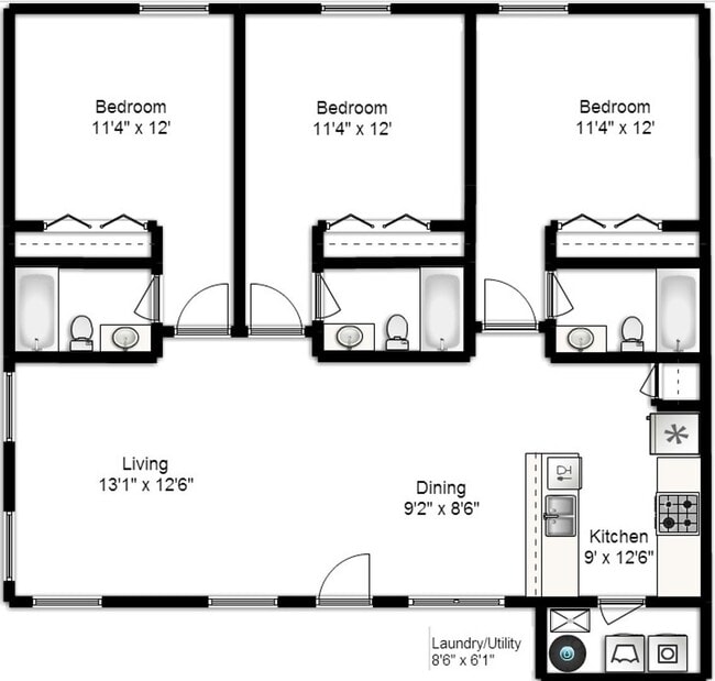 Photo - 1915-A/B Tabor Village Dr. Apartment