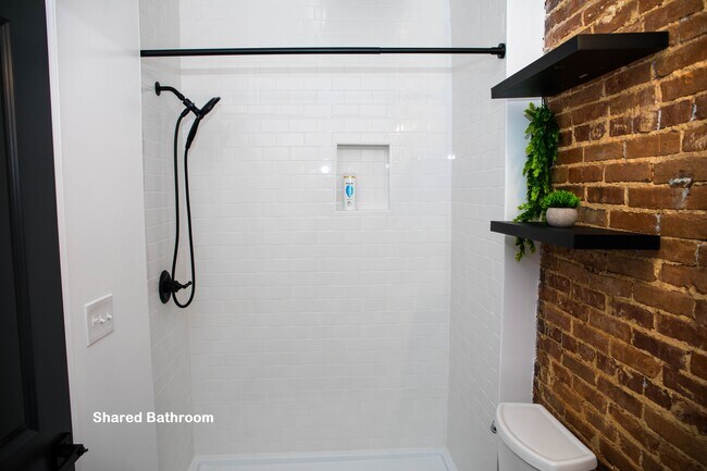 Bathroom shower - 1825 Madison Ave