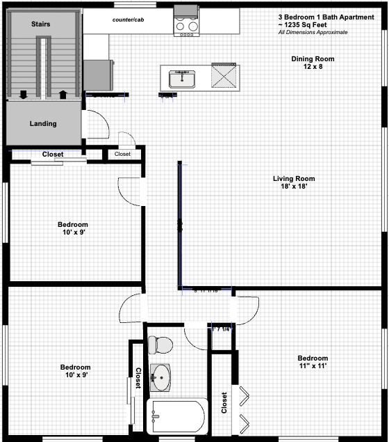 Plano de planta - 4114 18th Rd N