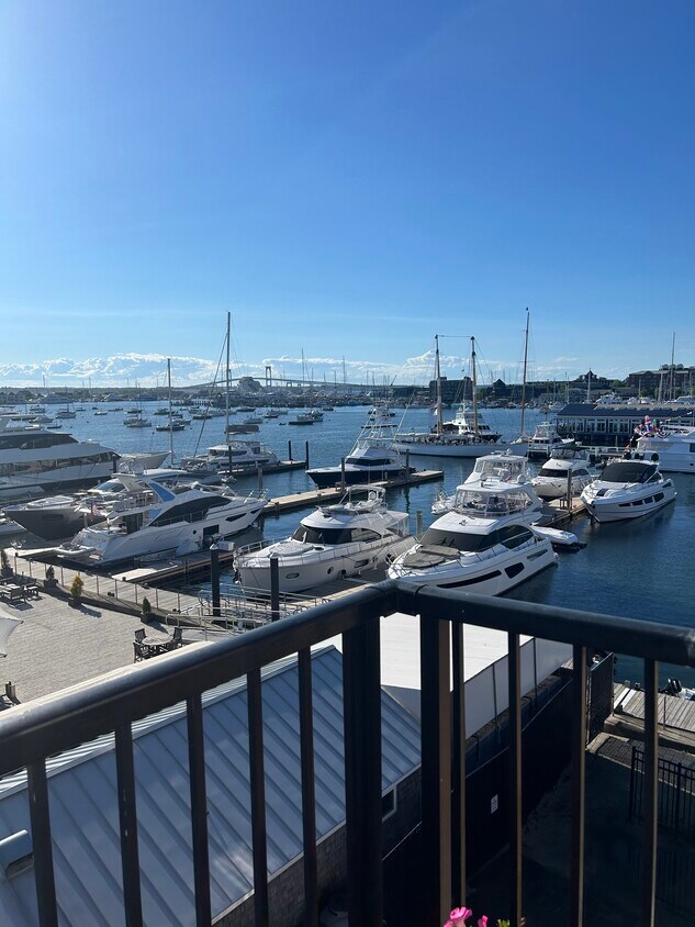 Newport Harbor View from our terrace - 1 Commercial Wharf