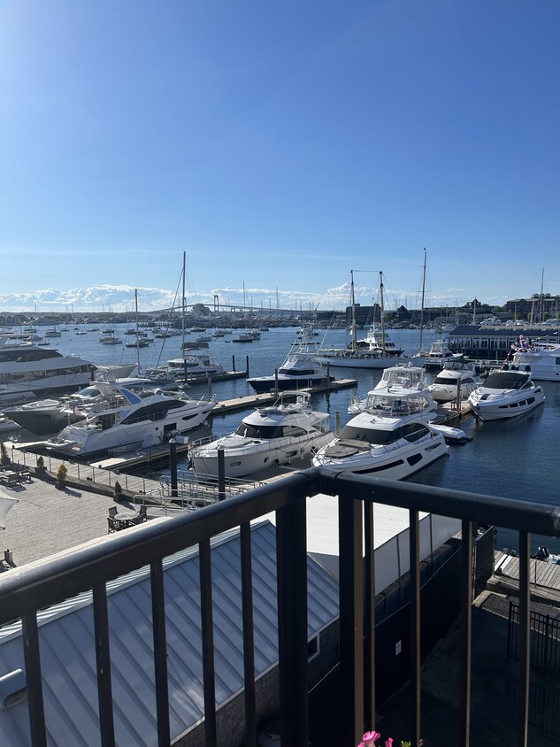 Newport Harbor View from our terrace - 1 Commercial Wharf