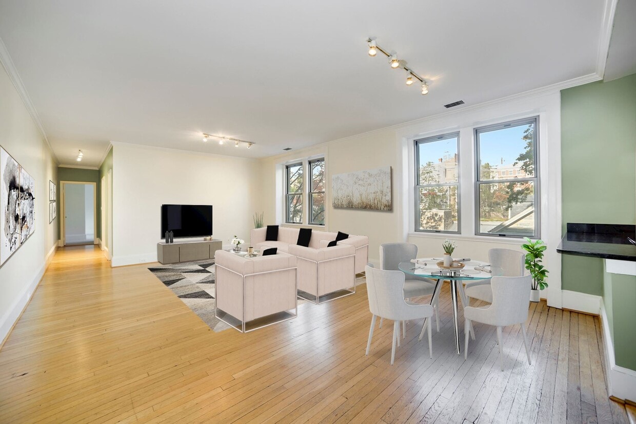 Large & open living area - 2129 Florida Ave NW
