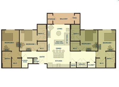 Monarch 301 Apartments Statesboro Ga 4br 4 5ba Monarch 301