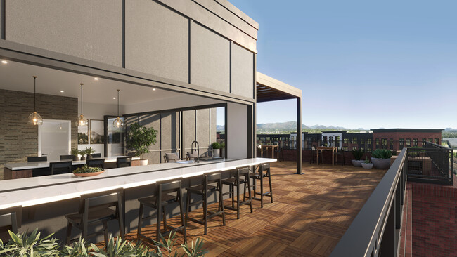 Rooftop Lounge - Valleydale Apartments