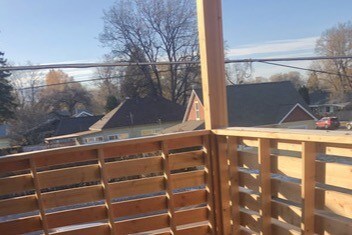 Deck off master bedroom - 1030 S Catlin St
