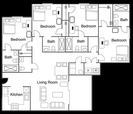 The Hills Of Harrisonburg Stonegate Apartments Va 4br 4 5ba The Hills Of Harrisonburg Stonegate