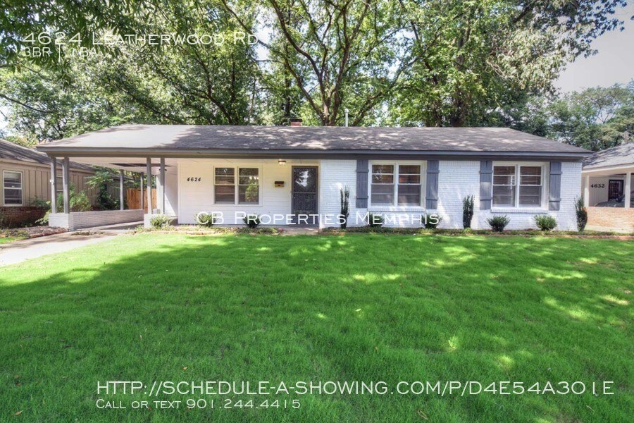 4624 Leatherwood Ave, Memphis, TN 38117 House Rental in Memphis, TN