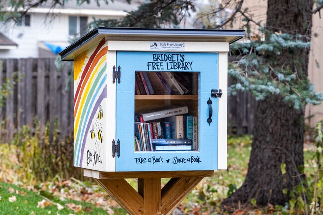 Little libraries can be spotted all over Burnsville's residential streets.