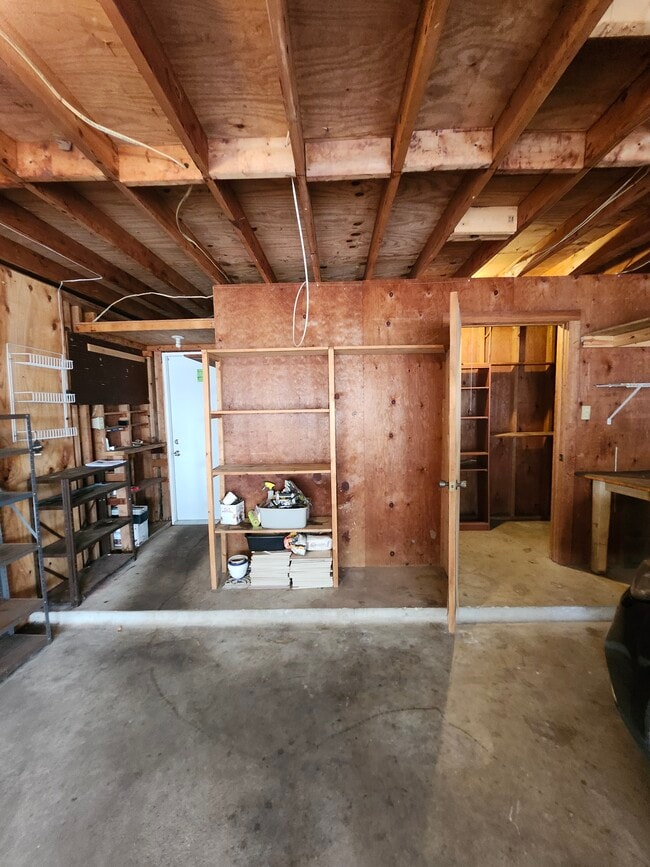 Detached garage with storage room. - 11820 Song St