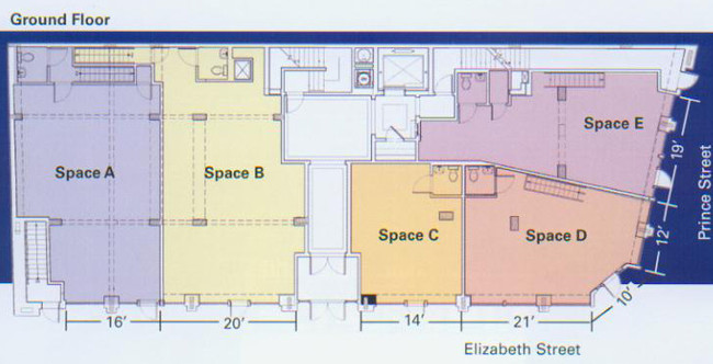 Plano de planta de Plan-Ground - 211 Elizabeth St