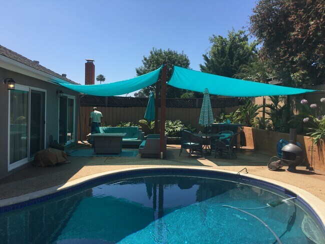 Patio outside the master bedroom - 4626 Berwick Dr