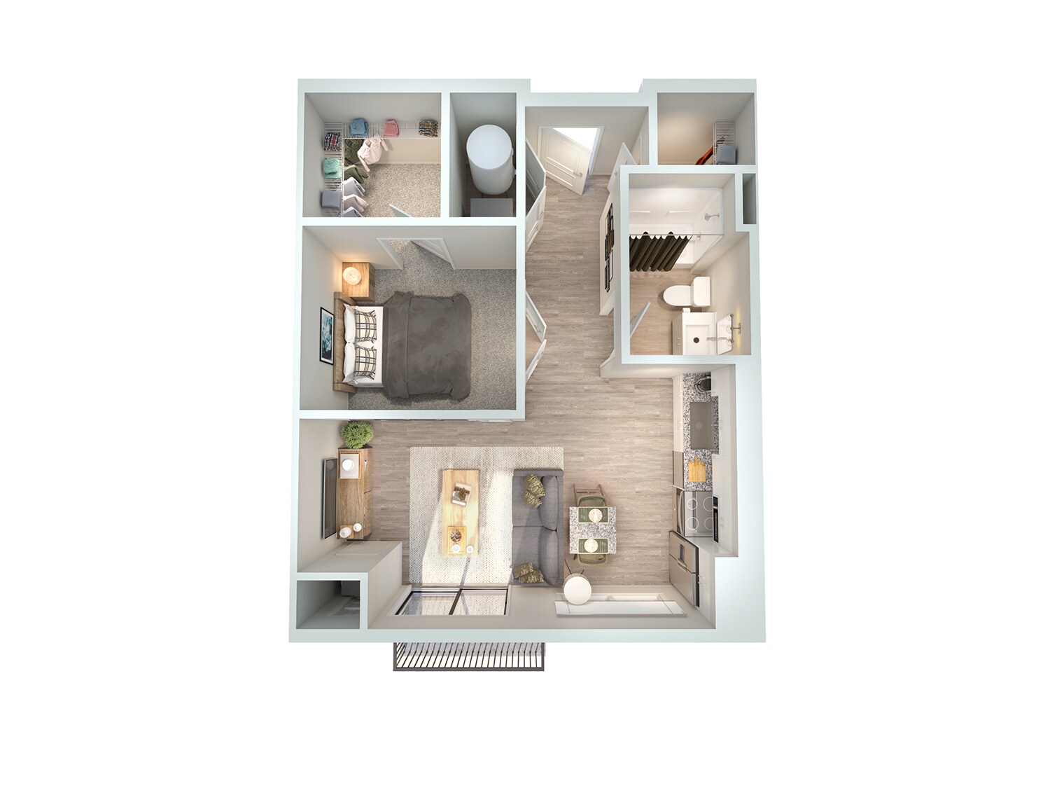 Park Lamont Townhomes – Apartment A