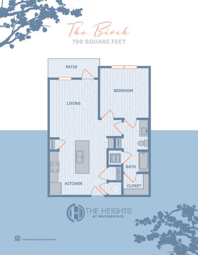 El Birch: 1 dormitorio, 1 baño - The Heights at Waterpointe