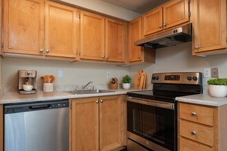 Staged Kitchen - Trellis on Orchard Apartments