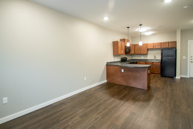 Kitchen & Living Room - Residence at Arbor Grove