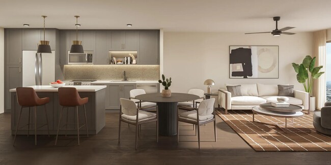 En Modera Reserve, elija entre casas de 1, 2 y 3 habitaciones con diseños de estudio, loft y penthouse. - Modera Reserve