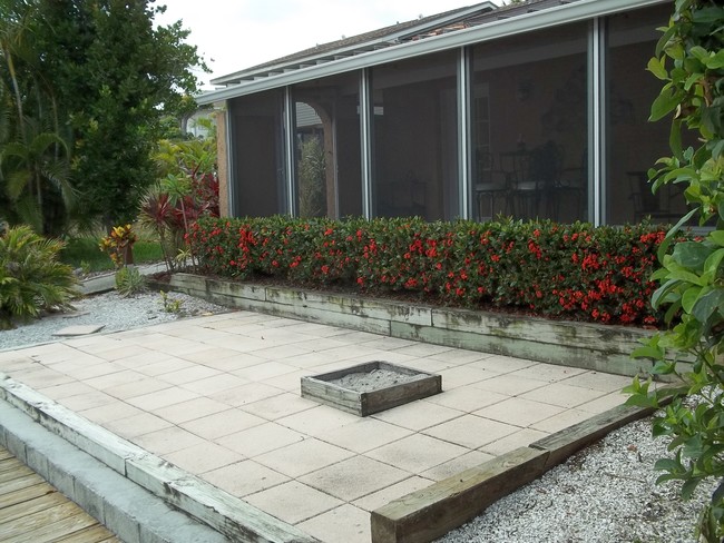 patio next to canal - 1475 Curlew Ave