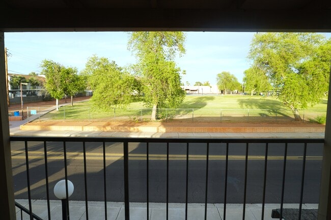 Balcony view of park across the street - 8558 E Portland St