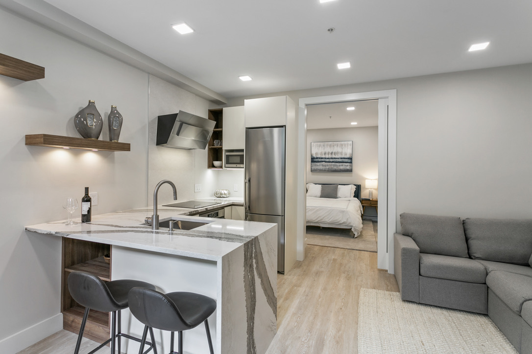 Living Room / Kitchen - 1819 Vernon St NW