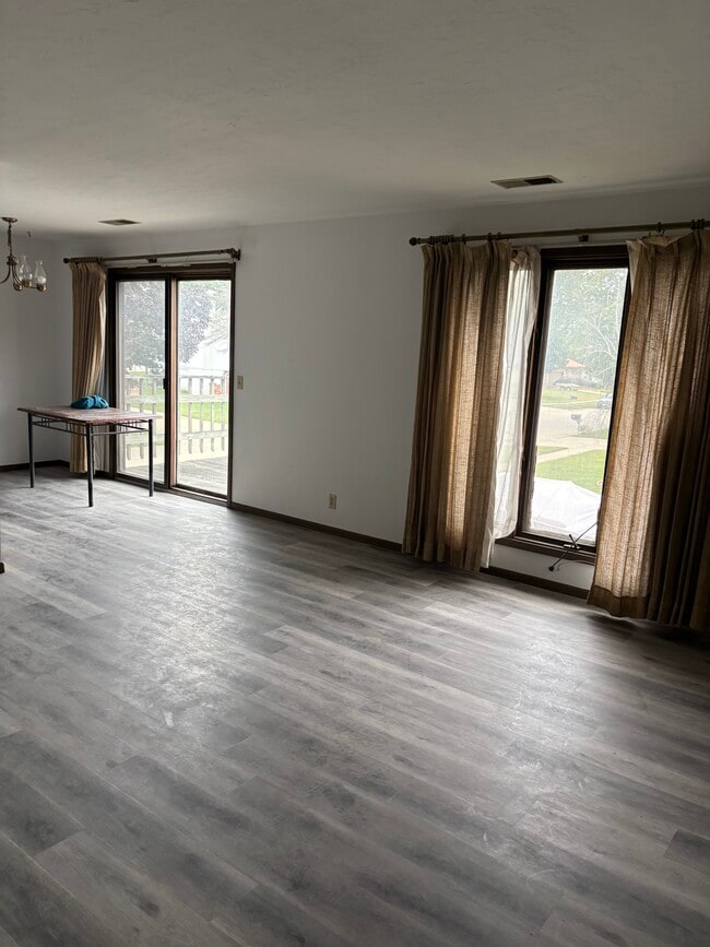 Living Room and Dining Room - 315 S Ridge Dr
