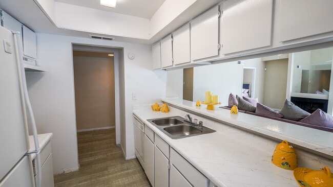 Kitchen with White Cabinets_Model - Trenton Place