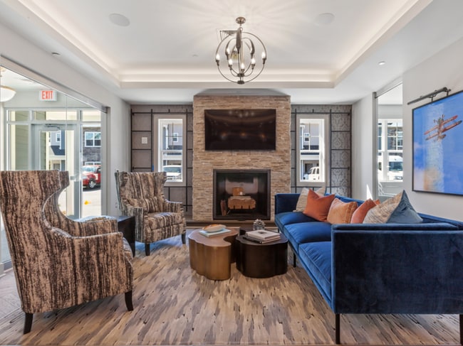 Clubhouse - Lounge - The Cornerstone at Hauppauge 55+ Active Adult Apartment Homes