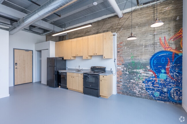 Studio - 423SF - Kitchen - DREAMTROIT