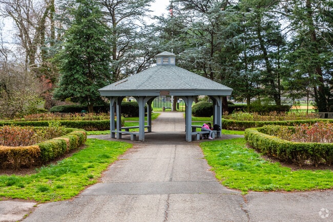 Taylor Park Gazeebo and Rose Garden Seating Area