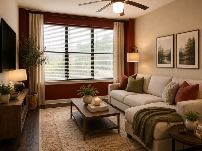 Sala de estar decorada - Sin amueblar - 311 W Ashley St