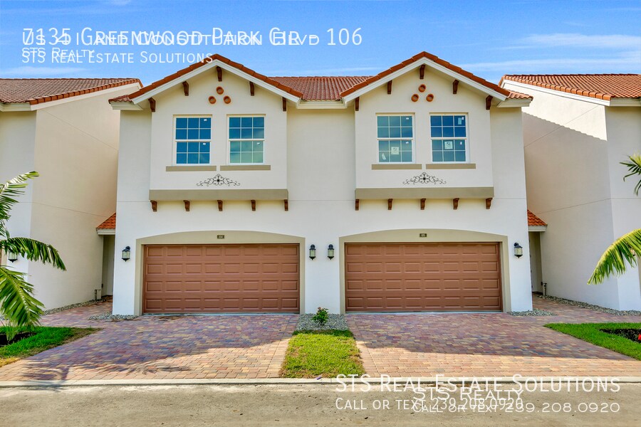 7135 Greenwood Park Cir, San Carlos Park, FL 33967 Townhome Rentals