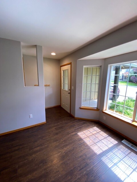 front room looking at front door - 3707 Tree Farm Ln