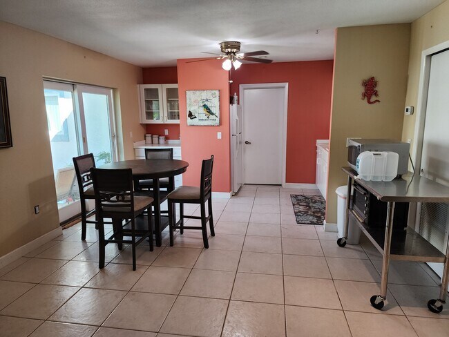 Kitchenette with full size refrigerator - 2286 Hibiscus St