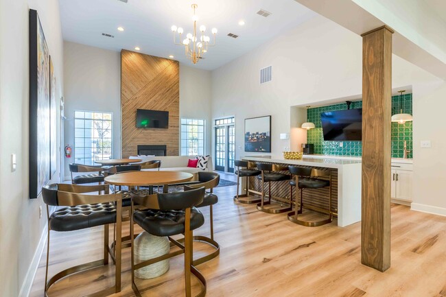 The-Greens-at-Tryon-Apartments-in-Raleigh-NC-Resident-Clubhouse-Kitchen-and-Event-Space - The Greens at Tryon