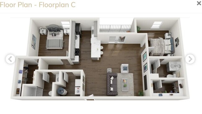 floorplan C - 120 W Fowler Ave