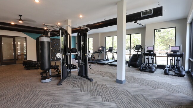 Fitness Center - The Lofts at Knightdale Station