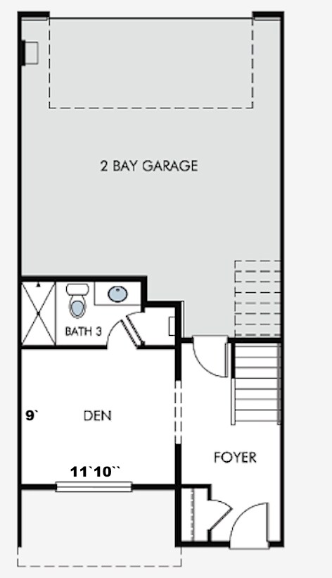 1.ª planta - entrada - 13735 Del Corso Way