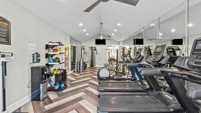 24/7 Fitness Center at Cambridge Park Apartments in Winston-Salem, NC - Cambridge Park Apartments