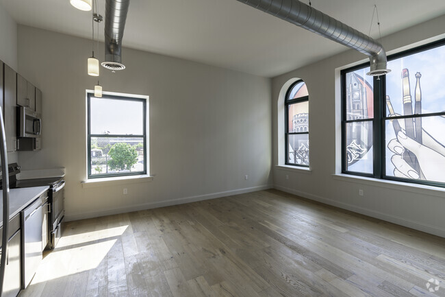 Unit 204, Spacious kitchen / living area - The Petronelli