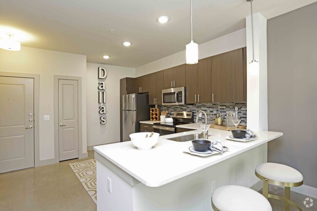 1BR,1BA - A1 - 689SF - KITCHEN - The Mark at Midtown Park