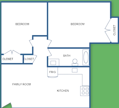 Twin Oaks 2BR/1BA - Twin Oaks Apartments